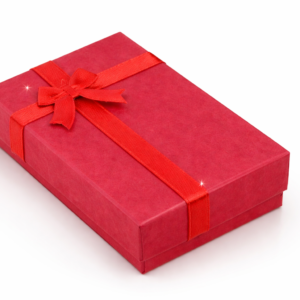 Pudełko jubilerskie czerwone