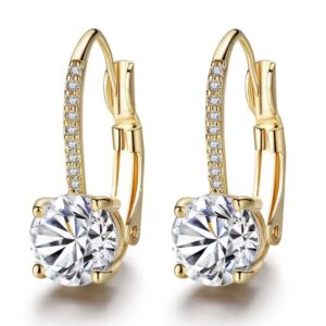 Kolczyki złote Crystal Shine Gold